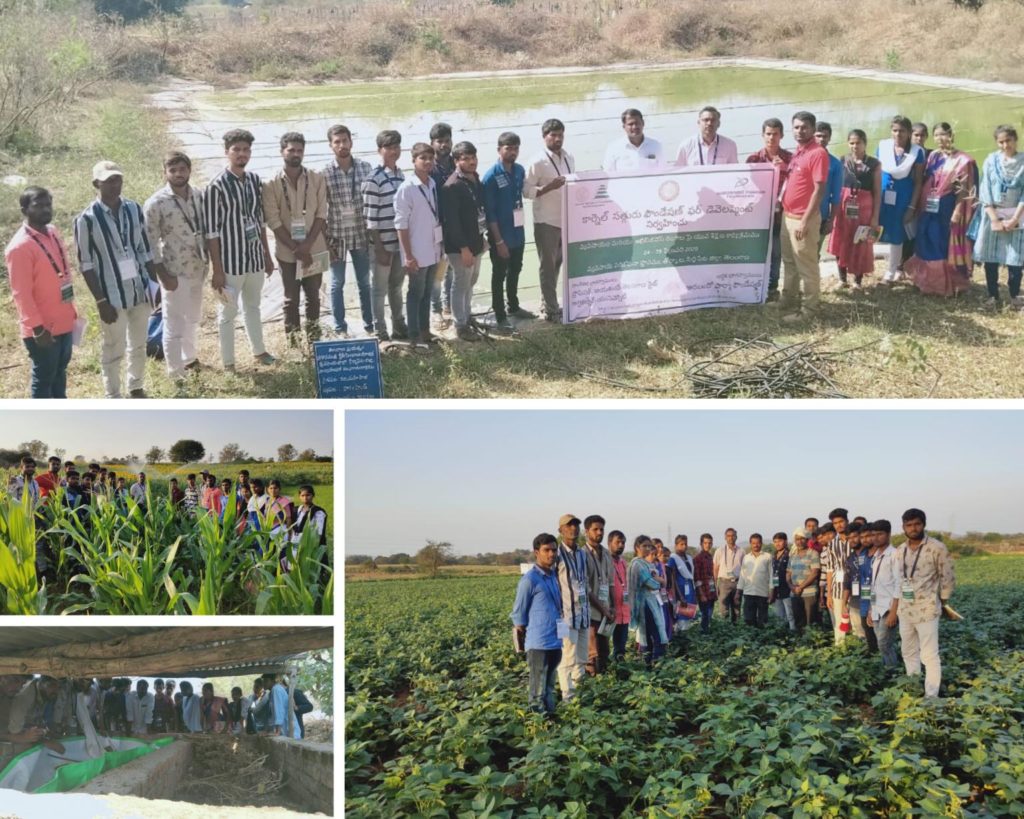 Providing pragmatic orientation on agriculture and allied sectors through various field-based learning exposure is the key focus of the CSFD's youth training program.